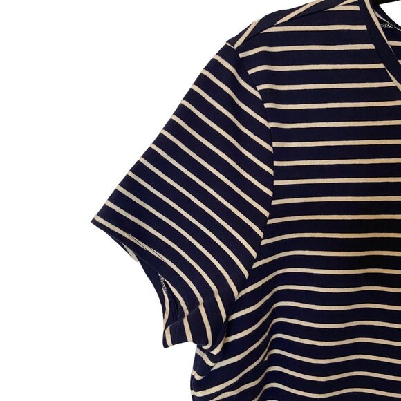 Old Navy WOMENS BLACK/WHITE STRIPED Casual Dress‎ Size XL Knit Bodycon Casual - Picture 6 of 7